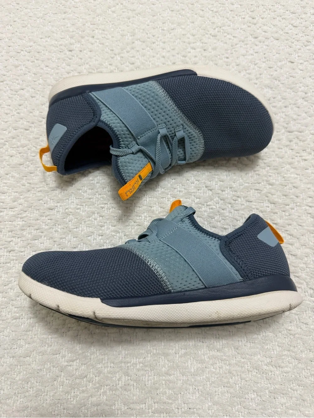 Kuru Ellie Blue Slip On Mesh Comfort Shoes Women’s Size 8.5